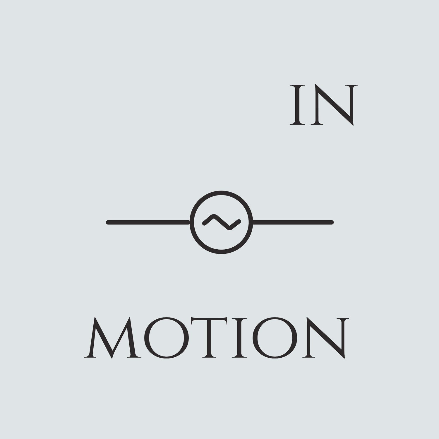 Abstract blue background representing In Motion fragrance collection